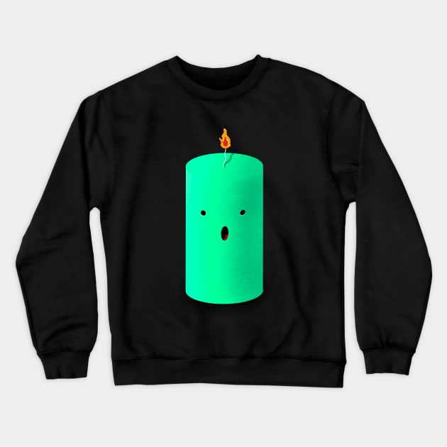 Candle Crewneck Sweatshirt by Blaze Designs